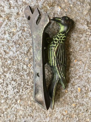 Metal Bird Woodpecker Door Knocker 4