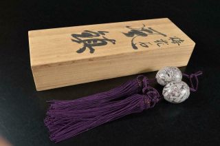 S3945:japanese Stone Plum Flower Hanging - Scroll Wait Fuchin,  Calligraphy Tool