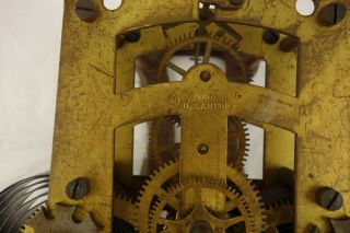 Rare Antique Seth Thomas No 60 Clock Regulator Movement With Pendulum 2