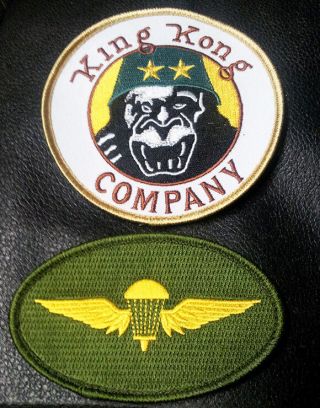Taxi Driver Deniro Travis Bickle King Kong Company Iron On 2 Pc Patch