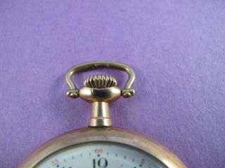 ELGIN GOLD FILLED 17J POCKET WATCH WITH 25 YEAR WADSWORTH CASE 2