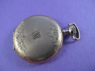 ELGIN GOLD FILLED 17J POCKET WATCH WITH 25 YEAR WADSWORTH CASE 5