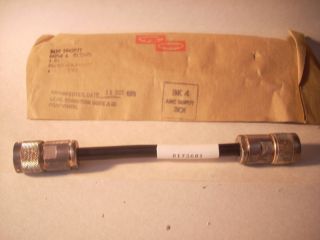 Nike Cable Assembly,  Radio Frequency Army P/n 8173681 Nsn 5995 - 00 - 564 - 9877