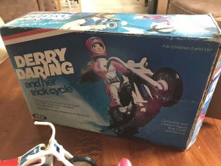 Evel Knievel Derry Daring Stunt Cycle 1970s Ideal Toys Action Figure Set VGC 2