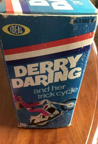 Evel Knievel Derry Daring Stunt Cycle 1970s Ideal Toys Action Figure Set VGC 8