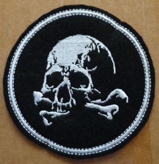 Russian Army Spetsnaz Skull Embroidered Patch 355 Se