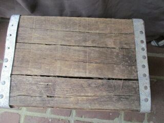 Vintage Joseph Hoffman Sons Seltzer 6 Bottle Wood Crate Franklin Sq Long Island 7