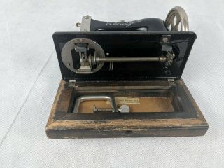 Antique Eldredgette Toy Hand Crank Sewing Machine 5