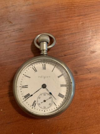 Elgin Antique Pocket Watch 15 Jewels Late 1800s Early 1900s
