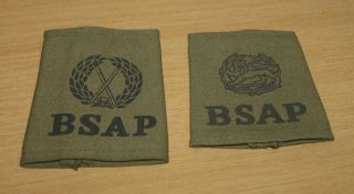- Mismatchoriginal Rhodesian Bsap Bush War Epaulettes