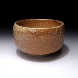 XR4: Vintage Japanese pottery tea bowl of Shigaraki Ware 3