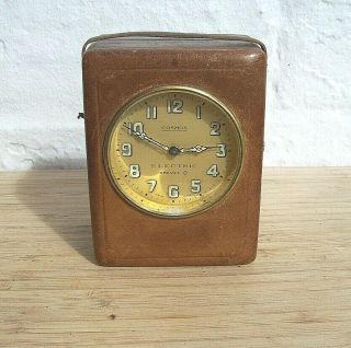 Rare Art Deco Cosmos Electric Battery Operated Clock Circa 1920 