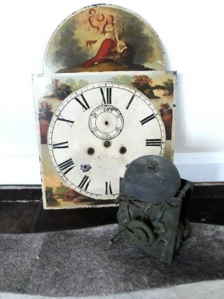 Antique Long Case? Clock Movement & Face