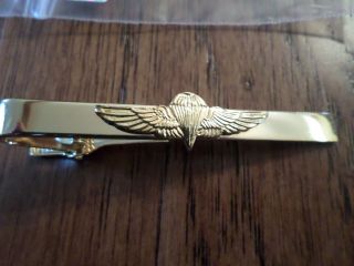 U.  S Military Navy/ Marine Corps Jump Wings Tie Bar Tie Tac Clip On U.  S.  A Made
