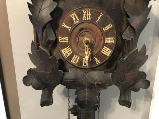 Early 1900 ' s American Cuckoo Clock Co.  Cuckoo Clock Needs TLC 5