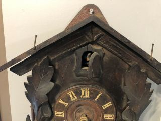 Early 1900 ' s American Cuckoo Clock Co.  Cuckoo Clock Needs TLC 7
