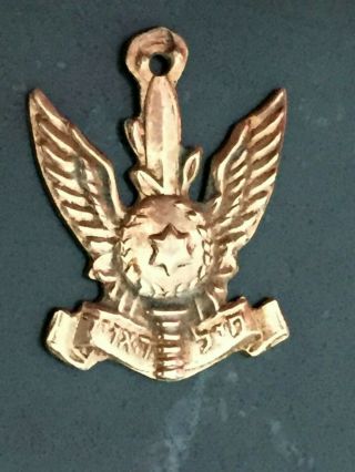 Vintage Idf Air Force 14k Solid Gold Pin