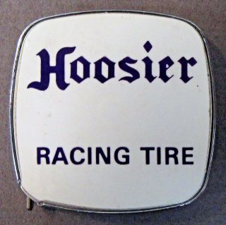 Circa 1970 Hoosier Racing Tire Advertising Stanley Pocket Tape Measure