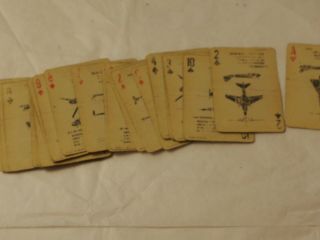 AIRCRAFT RECOGNITION PLAYING CARDS 44 - 2 - 10 Played Deck 1979 4