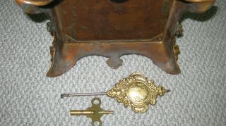 Antique Seth Thomas Crystal Regulator Mantle Clock 11