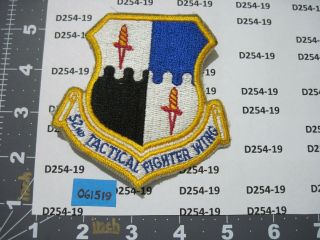 Usaf Air Force Squadron Patch 52nd Tactical Fighter Wing Tfw Germany