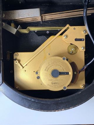 Antique Vintage Genalex Synchronous Electric Mantel Clock with instructions 3