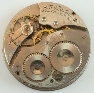 Antique Waltham Pocket Watch Movements - Grade 210 - Parts / Repair