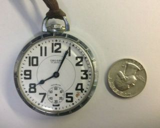 Crosby 17 Jewels Incabloc Pocket Watch Train 2