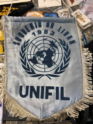 Pennant Unifil,  Lebanon / Liban 1983 - Un / United Nation