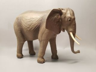 Vintage Marx Toy Safari Adventure Elephant Large Plastic