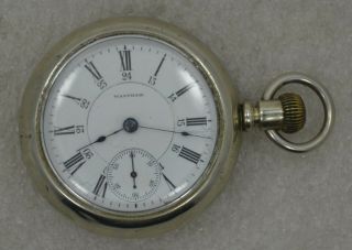 1900 Waltham 18 Size 15 Jewel Pocket Watch For Restoration