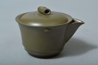 T1347: Japanese Tokoname - Ware Brown Pottery Tea Pot Houhin Kyusu Sencha
