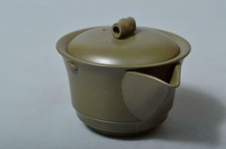 T1347: Japanese Tokoname - ware Brown pottery TEA POT Houhin Kyusu Sencha 2