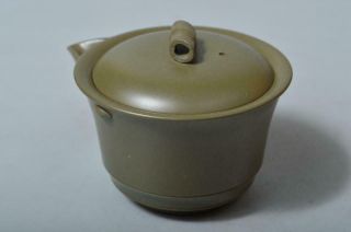 T1347: Japanese Tokoname - ware Brown pottery TEA POT Houhin Kyusu Sencha 4