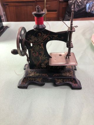 Antique Adorable Childs Sewing Machine Made In Germany
