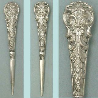 Antique English Sterling Silver Stiletto / Awl Circa 1850
