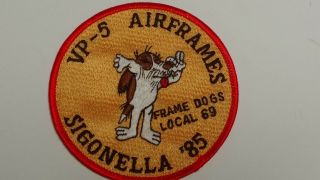 Vintage Us Navy Vp - 5 Airframes Sigonella 