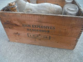 VINTAGE DUPONT EXPLOSIVES Wooden Crate Box 3