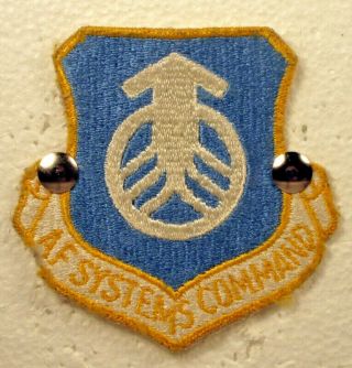 Usaf Us Air Force Systems Command Afsc Badge Insignia Full Color Patch