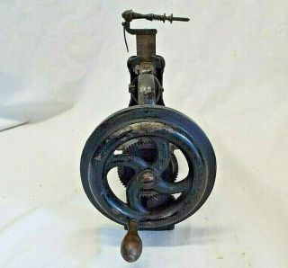 OLD Antique 1860 ' s ENGLAND TYPE SEWING MACHINE CAST IRON Charles Raymond 11