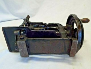 OLD Antique 1860 ' s ENGLAND TYPE SEWING MACHINE CAST IRON Charles Raymond 9