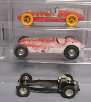 Vintage Auburn & Cox Plastic And Rubber Tether Cars & Chassis [3]