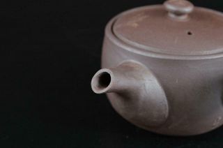 S6473: Japanese Banko - ware Flower sculpture TEAPOT Kyusu Sencha,  Tea Ceremony 3