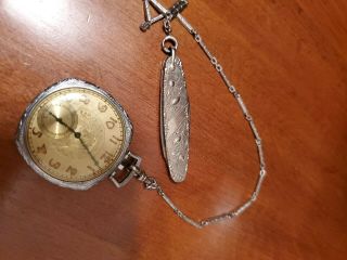 Elgin Antique Pocket Watch And Knife - Estate Item