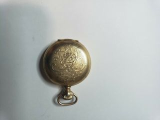 Hampden 0 Size Gold Filled Hunter.  Pocket Watch