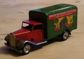 Vintage Post War Triang Minic Carter Patterson & Pickfords Van Truck Tinplate