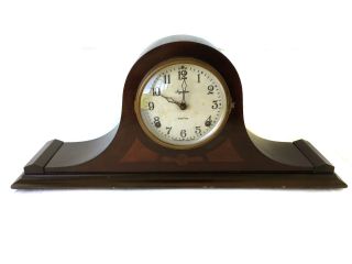 Ingraham Antique 8 Day American Strike Clock In Napoleon Hat Case - Hermes
