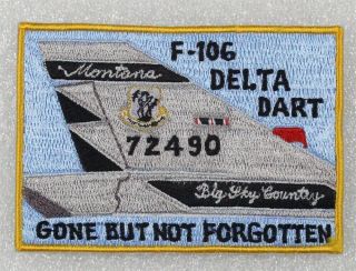 Usaf Air Force Patch: F - 106 " Gone But Not Forgotten ",  Montana Ang