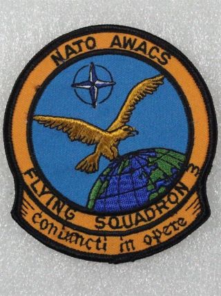 Usaf Air Force Patch: Nato Awacs Flying Squadron 3