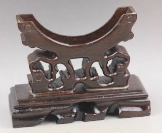 Natural wood bangle stand hairpin holder 2